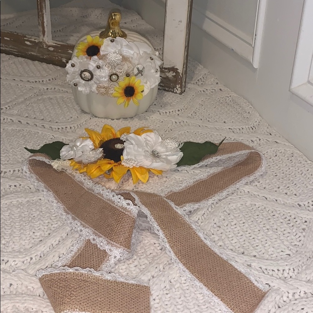 Flower girl/photo shoot headband accessory set